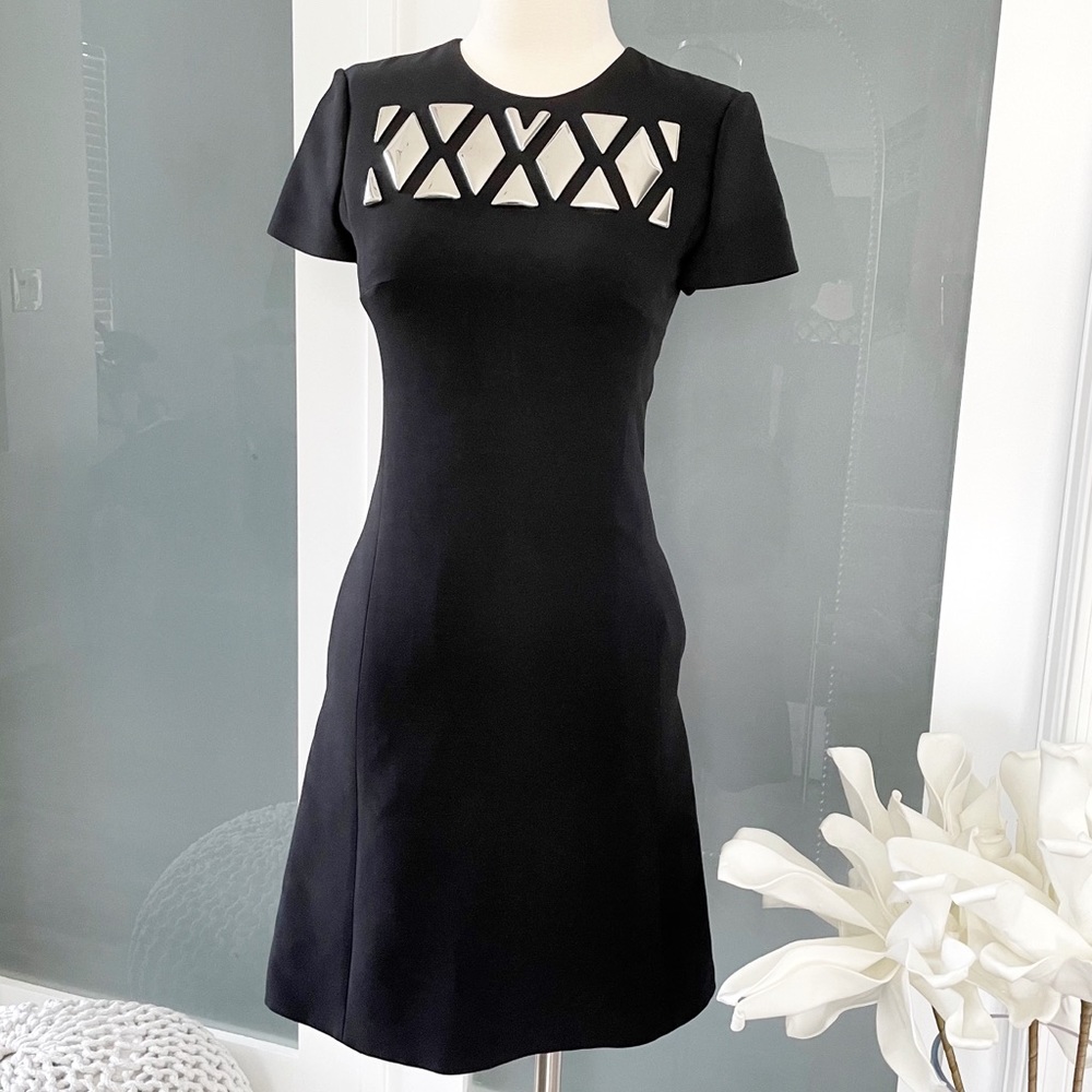 SOLD 🖤 NWT Louis Vuitton Runway Silver Dress - Picture 2 of 15